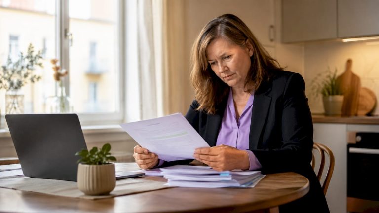 På kontoret ser dataskyddsombudet över juridiska handlingar för att säkerställa att allt följer gällande regler.
