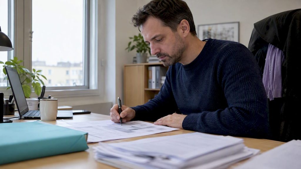 Dataskyddsspecialisten gör en markering i DPIA-riskbedömningen