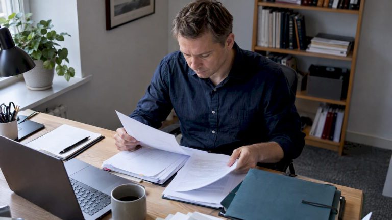 Jurist gör en genomgång av underlaget för dataöverföring